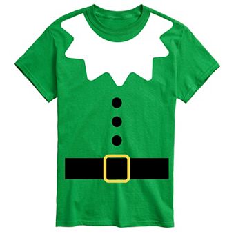 Men's Elf Suit Cosplay Graphic Tee