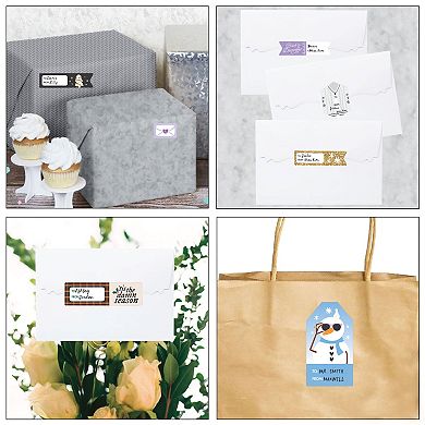 Big Dot of Happiness In My Christmas Era To and From Stickers Assorted Holiday Gift Labels 120 Ct