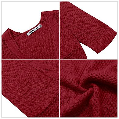 Girls Long Sleeve Cardigan Sweaters Open Front Cable Knit Chunky Kids Oversized Cute Outerwear Coat