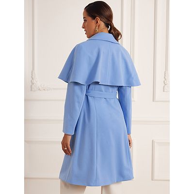 princess polly baby blue dress Shop High-Quality Long Black Dress Coat Womens for 2025 main image 1