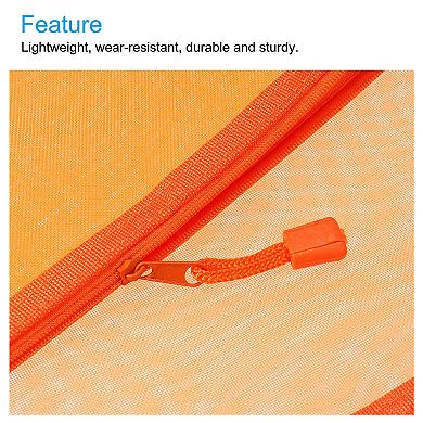 Mesh Zipper Bags, Zip Pouch Pencil Case Storage Pockets for Travel Office Accessories