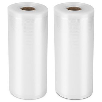 2 Rolls Vacuum Sealer Bags 7.7"x49ft, BPA-Free, Safe, Fresh-Keeping for Vacuum Machines (M)