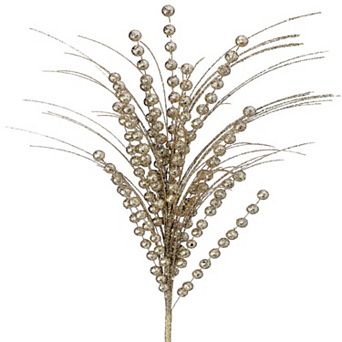 27" Glitter Sequin Berry Grass Spray - Sparkling Christmas Decor