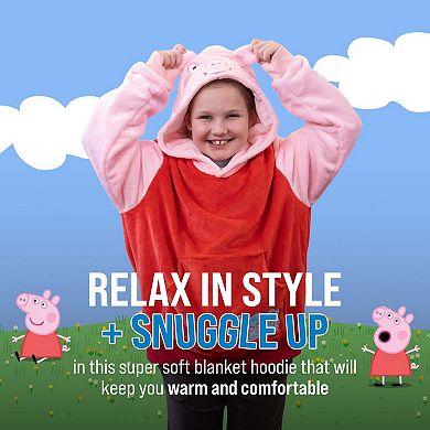Peppa Pig Hoodie Blanket Kids Snugible