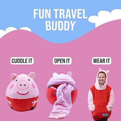 Peppa Pig Hoodie Blanket Kids Snugible