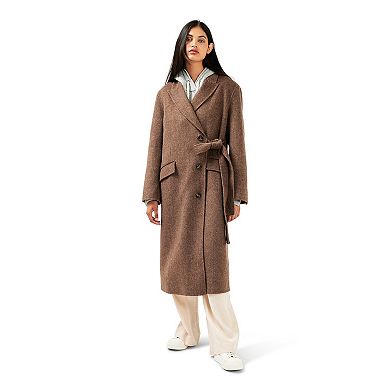 Right There Side Tie Coat
