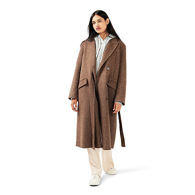 Right There Side Tie Coat