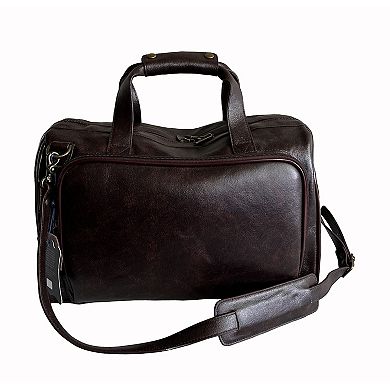 AmeriLeather 2-pc. Chestnut Brown Leather Traveler Luggage Set