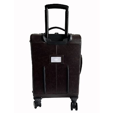 AmeriLeather 2-pc. Chestnut Brown Leather Traveler Luggage Set
