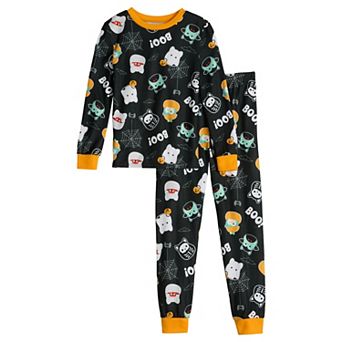 Kids 6-12 Halloween Squishmallow Snug Fit Pajama Top & Pajama Bottoms Set
