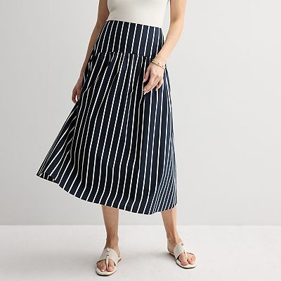 Women's Nine West Drop Waist Maxi Skirt