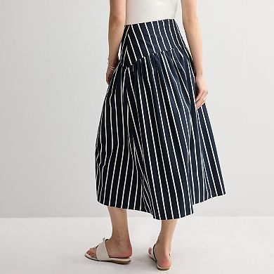 Women's Nine West Drop Waist Maxi Skirt