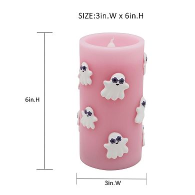 Celebrate Together™ Halloween Tall LED Ghost Pillar Candle