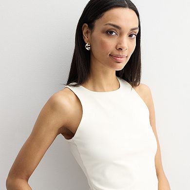 Women's Nine West High Neck Sculpt Tank Top