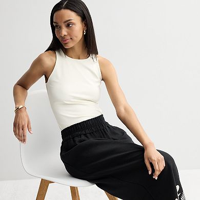 Women's Nine West High Neck Sculpt Tank Top