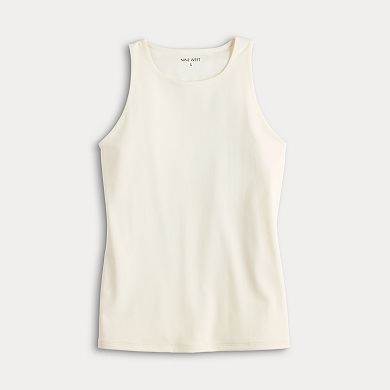 Women's Nine West High Neck Sculpt Tank Top