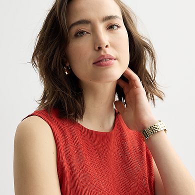 Women's Nine West Texture Pleated Knit Top