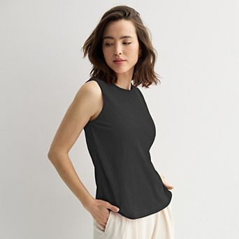 Women's Nine West Texture Pleated Knit Top