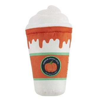 BARK Whipped Pupkin Latte Plush Pet Toy