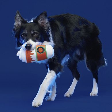 BARK Whipped Pupkin Latte Plush Pet Toy