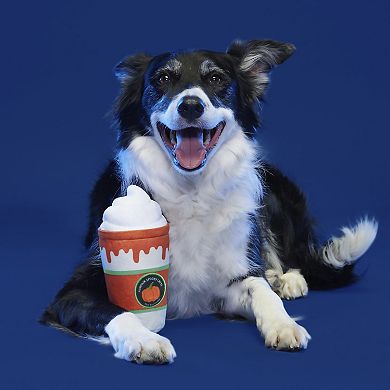 BARK Whipped Pupkin Latte Plush Pet Toy