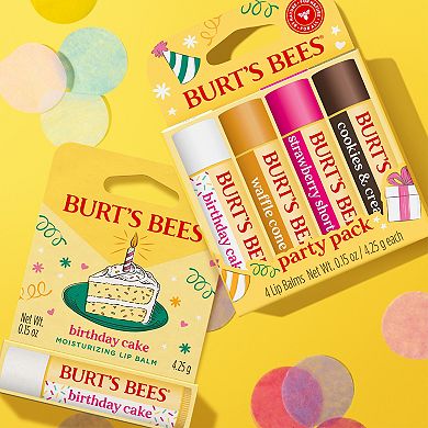 Burt's Bees Party Pack Lip Balm Gift Set