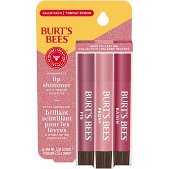 Burt's Bees Pink Collection Lip Shimmer 3-Pack