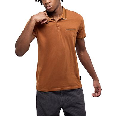 Men's Cultura Short Sleeve Golf Polo With Chest Rib Pocket