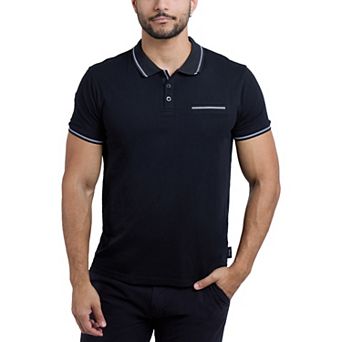 Men's Cultura Short Sleeve Golf Polo With Chest Rib Pocket