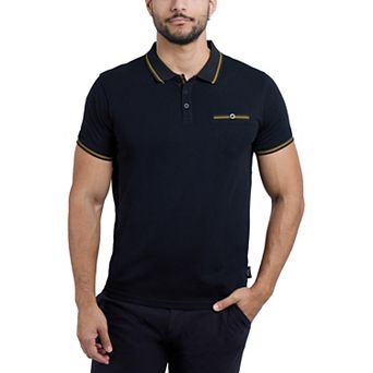 Men's Cultura Short Sleeve Golf Polo With Chest Rib Pocket