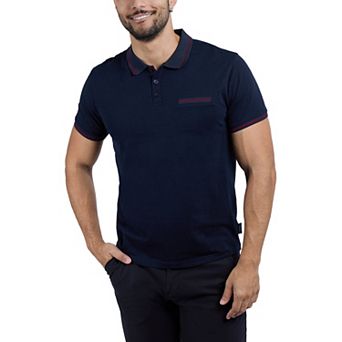 Men's Cultura Short Sleeve Golf Polo With Chest Rib Pocket