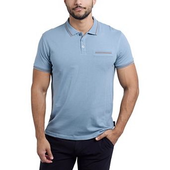 Men's Cultura Short Sleeve Golf Polo With Chest Rib Pocket