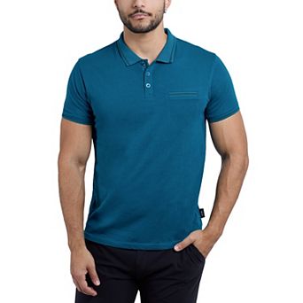Men's Cultura Short Sleeve Golf Polo With Chest Rib Pocket