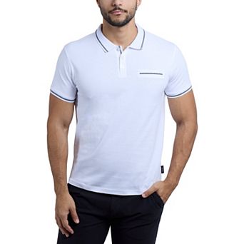 Men's Cultura Short Sleeve Golf Polo With Chest Rib Pocket