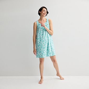 Petite Croft & Barrow® Cotton Sleep Gown