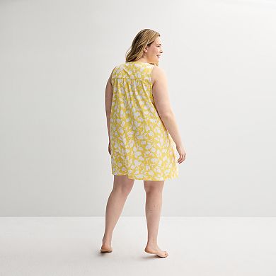 Plus Size Croft & Barrow® Cotton Sleep Gown