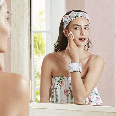 Laura Ashley Spa Head & Wristbands Set