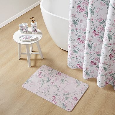 Laura Ashley Floral Stone Drying Bath Mat