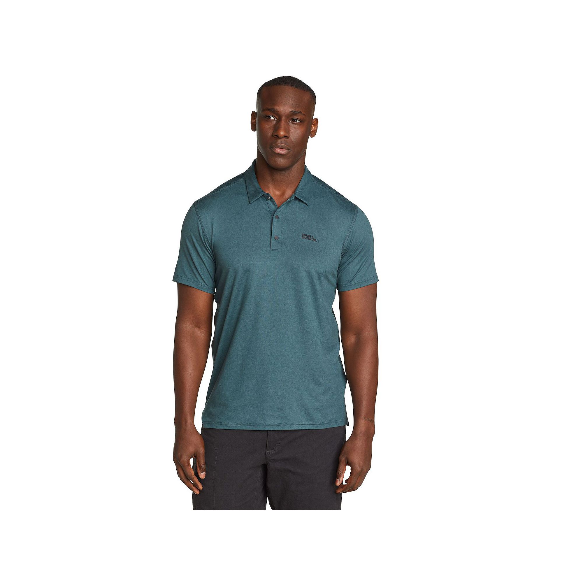 Big & Tall Eddie Bauer Short Sleeve Mountain Trek Polo 2.0 Shirt, Mens, Si