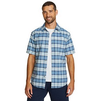 Big & Tall Eddie Bauer Short Sleeve Seersucker 2.0 Shirt