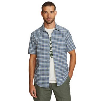 Big & Tall Eddie Bauer Short Sleeve Seersucker 2.0 Shirt