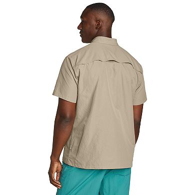 Big & Tall Eddie Bauer Short Sleeve Rainier Ripstop Button-Down Shirt