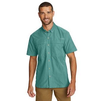 Big & Tall Eddie Bauer Short Sleeve Rainier Ripstop Button-Down Shirt