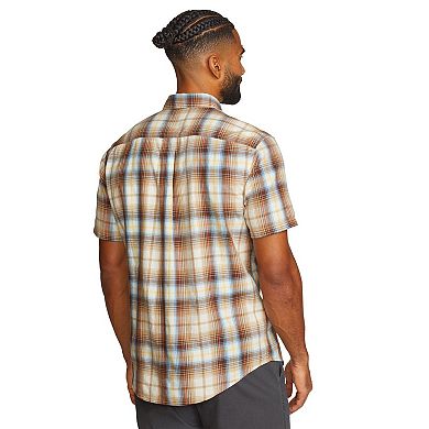 Big & Tall Eddie Bauer Short Sleeve Tidelands Button Front Shirt