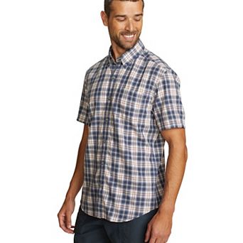 Big & Tall Eddie Bauer Short Sleeve Tidelands Button Front Shirt