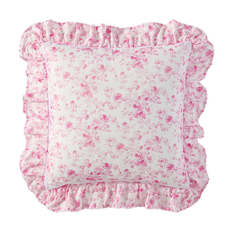 Laura Ashley Mini Roses Throw Pillow