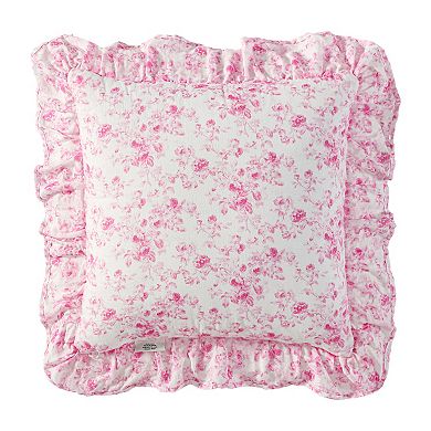 Laura Ashley Mini Roses Throw Pillow