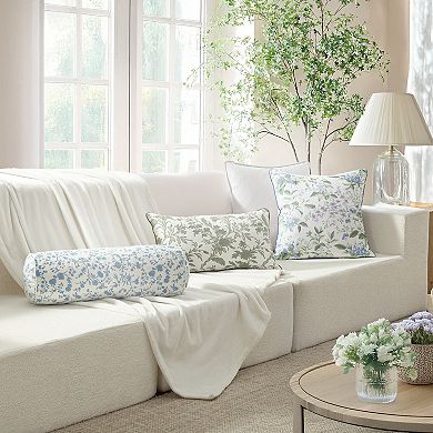 Laura Ashley Floral Design Natalie Throw Pillow