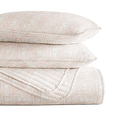 Home Collection Geometric Maze All Season Down-Alternative Quilt Set