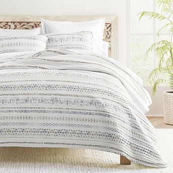 Home Collection Relic Stripe Reversible All Season Down-Alternative Quilt Set